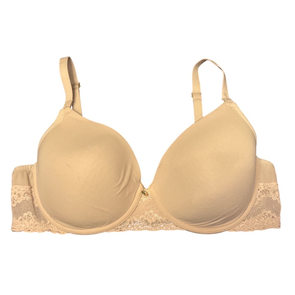 Natori Beige Nude‎ Lace Underwire T-Shirt Bra 36C